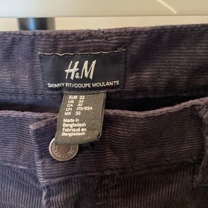 H&M corduroy pants